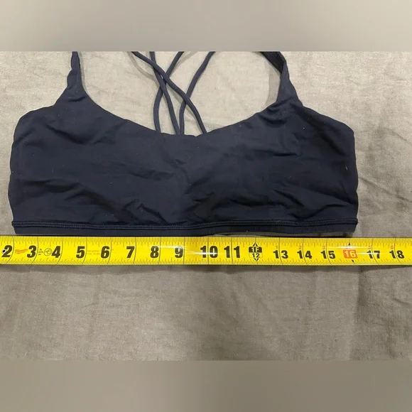 Lululemon Free to Be Sports Bra black size 10 - Picture 3 of 6